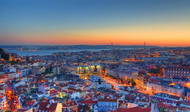 Lisbon View in Portugal -